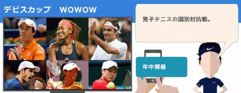 Ch.622 WOWOWライブ│無料動画│pic 621 wowow tennis6