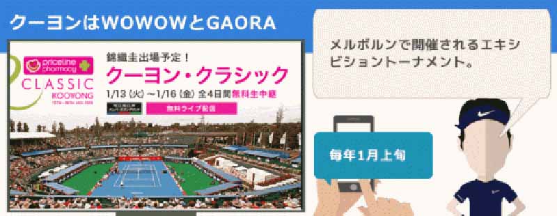 Ch.602 GAORA SPORTS│無料動画│pic 621 wowow tennis8